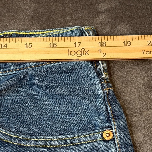 Levis 517 Mens Bootcut Jeans 36x32 Medium Wash Blue Slim Fit Denim 00517-4891 - Picture 6 of 8